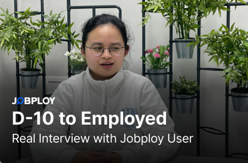 ကိုရီးယားမှာ အလုပ်ရှာတွေ့မယ်ဆိုတဲ့ အလားအလာကြောင့် ကျွန်မ ထိတ်လန့်ခဲ့ရပေမယ့် Jobploy နဲ့ နှစ်လအတွင်းမှာပဲ အောင်မြင်ခဲ့ပါတယ်။